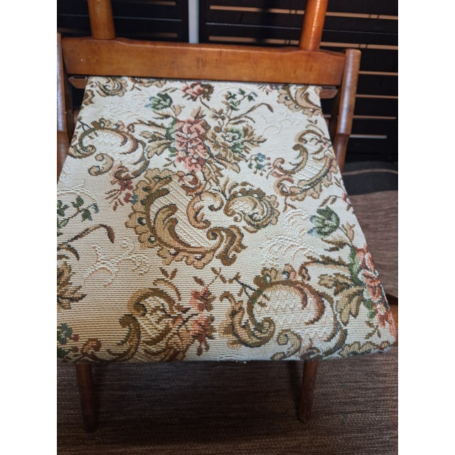 Antique folding chair. I have 2 available but with different fabric