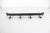 Cabin Vintage Forged Iron Wall Rack With Hooks For Sale - Image 3 of 11