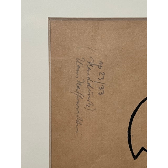 Hans Haffenrichter, Dance Sign, 1923, Linocut For Sale - Image 9 of 11