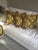 Italian Style Custom Made Gold and Black Pillows - Set of 3 For Sale - Image 9 of 13