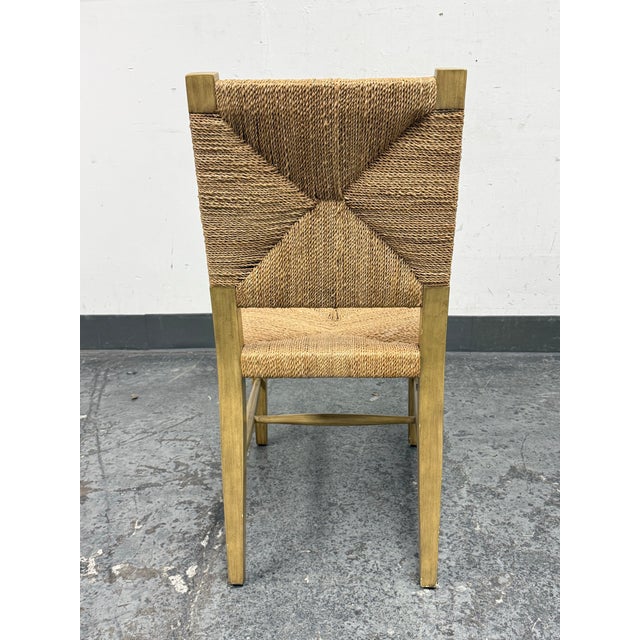 2020s Williams Sonoma Home Ruthford Woven Side Chair For Sale - Image 5 of 12