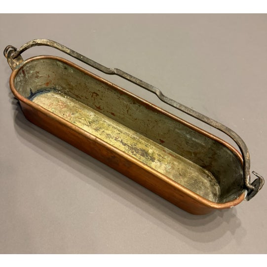 Metal 19th Century French Copper & Brass Poissonnière (Fish Cooker), Circa 1820–40 For Sale - Image 7 of 8