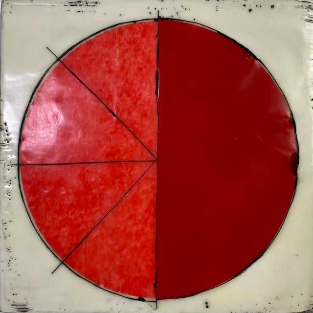 Encaustic Collage Installation by Gina Cochran - "Allies and Alibies" - 16 Panels For Sale - Image 10 of 18