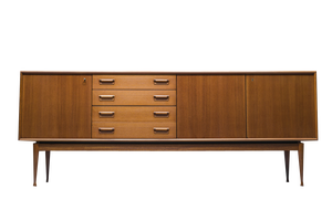 Danish Sideboard in Teak by Gunnar Nielsen for Tibergaard, 1960s