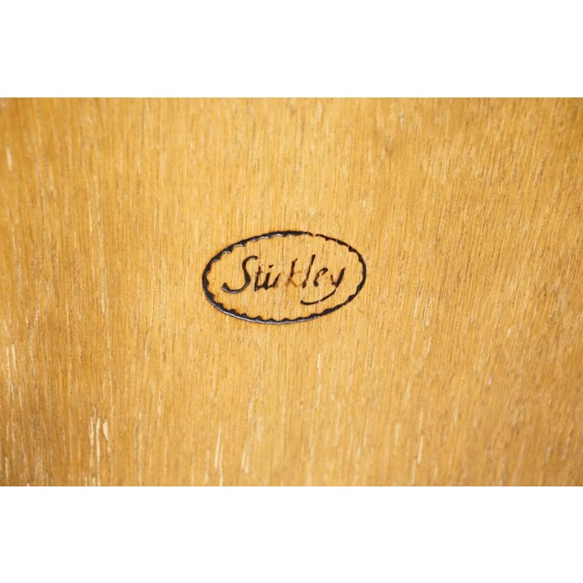 Wood Stickley Furniture Solid Cherry Early American Traditional Style 53" Tri View Mirror 3569 For Sale - Image 7 of 8