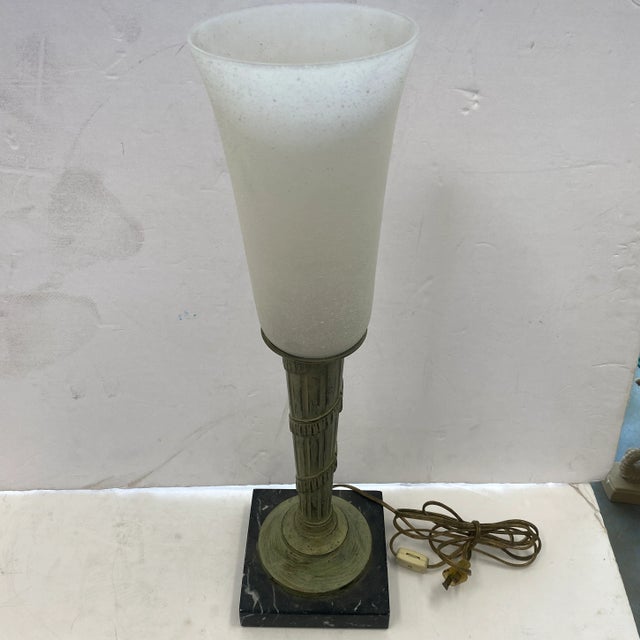 1980s Serge Roche Style Table Lamp by Sarreid Ltd. For Sale - Image 12 of 12