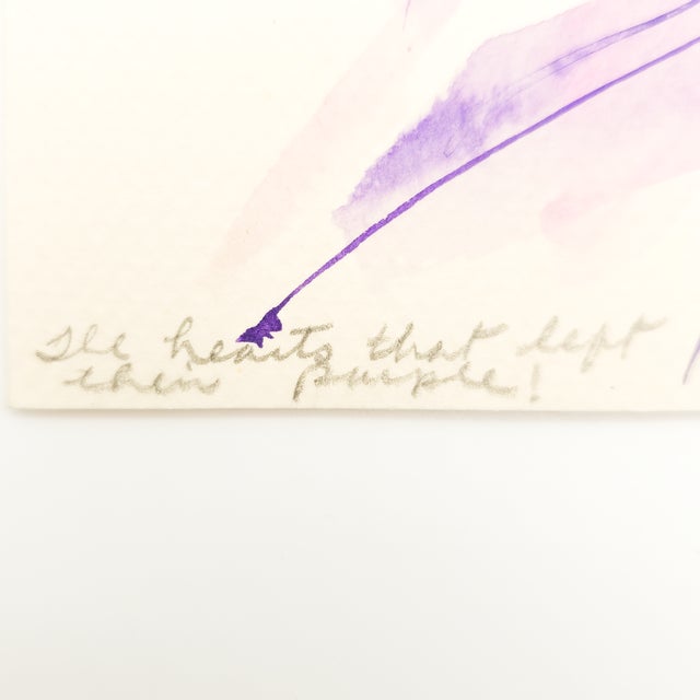 Purple The Hearts That Left Their Purple - Eva Bouzard-Hui, C. 1996 For Sale - Image 8 of 12