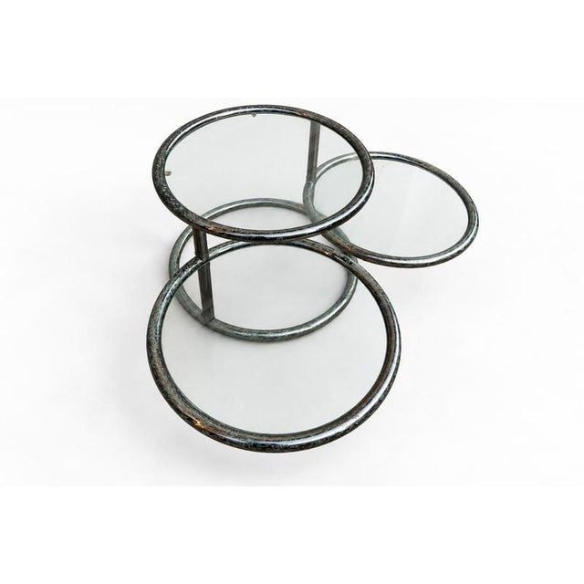 1980s Italian Architectural Swivel Coffee Table, 1980s For Sale - Image 5 of 7