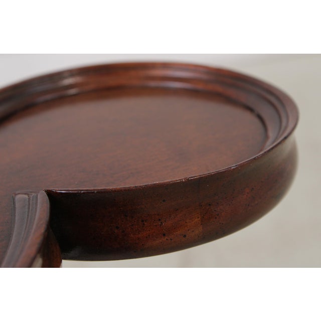 Mahogany Colonial Williamsburg Style Kettle Stand For Sale - Image 9 of 12