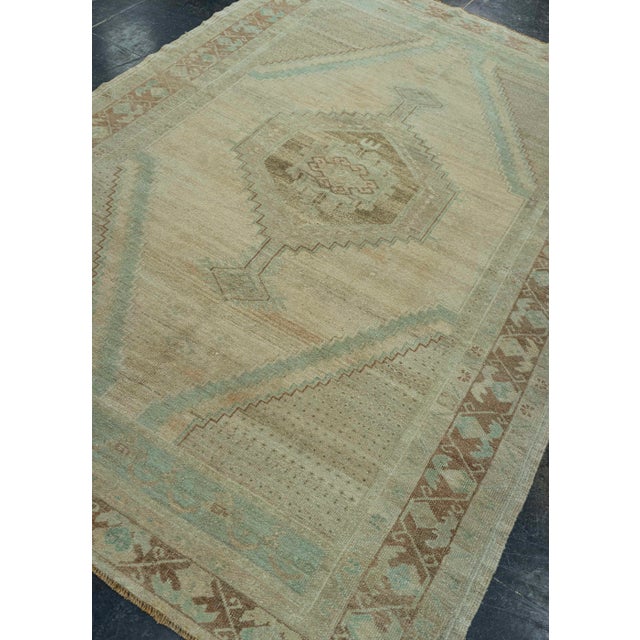 Brown Turkish Vintage Rug 5'2" x 7'10" #20562 For Sale - Image 8 of 8
