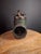 Antique Tin Bullseye Candle Lantern Crimped Top Green Painted Belt Lamp For Sale In Boston - Image 6 of 18