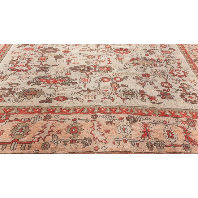 Textile Early 20th-Century Turkish Ghiordes Rug For Sale - Image 7 of 8