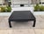 Gorgeous Van Horn Linen Wrapped Coffee Table with Satin Black Lacquered Finish. Great Texture and large scale table to...