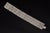 Late 20th Century Rare Roberto Coin Natural 3.20ct Diamond Floral Scroll Work Wide Bracelet in Solid 18k White Gold For Sale - Image 4 of 15