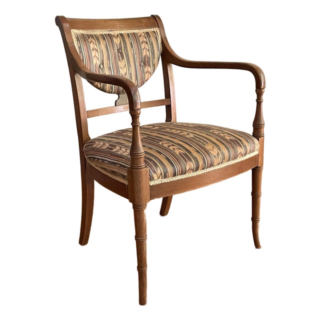 Vintage Hepplewhite Shield Chair For Sale