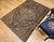 19th Century Persian Farahan Sarouk Rug, Hand-Knotted Wool, Floral Medallion Pattern, Ivory & Navy, 5x6 For Sale - Image 9 of 18