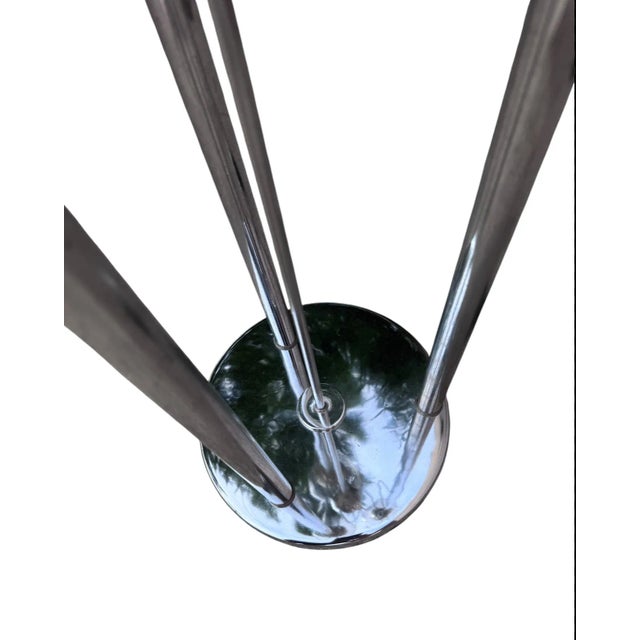 Mid-Century Modern Mid Century Modern Chrome 3 Light Orb Floor Lamp For Sale - Image 3 of 8