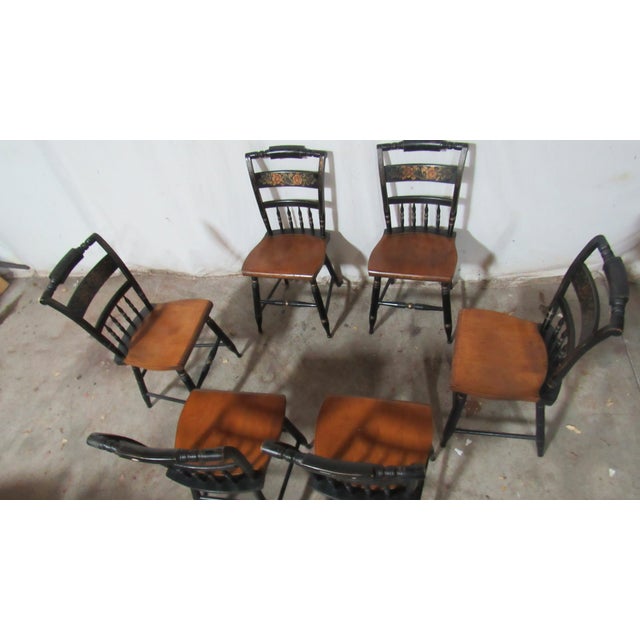 Item: Hitchcock Dining Room Chairs Details: Signed Hitchcock Great Designer Look/Quality Pieces Farmhouse Style Beautiful...