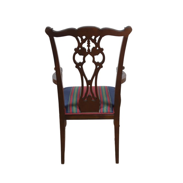 Late 18th Century A Pair of Chippendale Arm Chair With and Claw Feet For Sale - Image 5 of 12