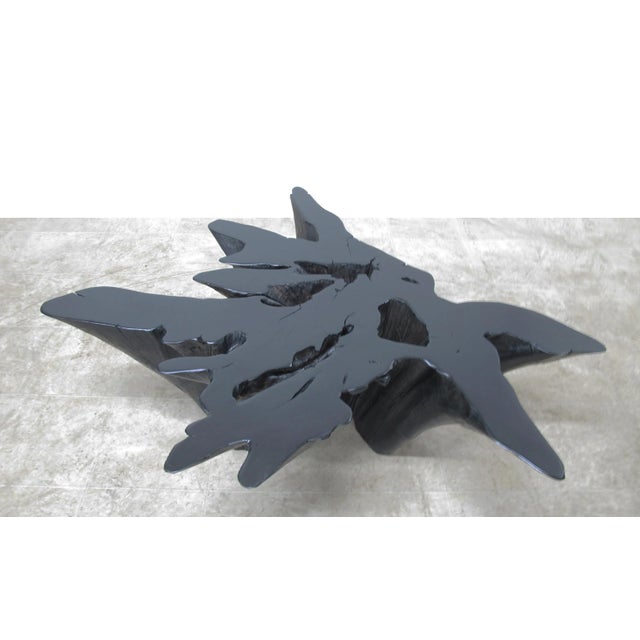 Contemporary Organic Modern Teak Root Coffee Table For Sale - Image 3 of 9