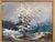 Zaza Milieo Meuli (Russian 1892-?) framed winter landscape painting oil on board. The painting is signed in the lower...