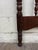 Early 20th Century Antique Full Size Jenny Lind Style Headboard With Bobbin Turned Top Rail For Sale - Image 5 of 11