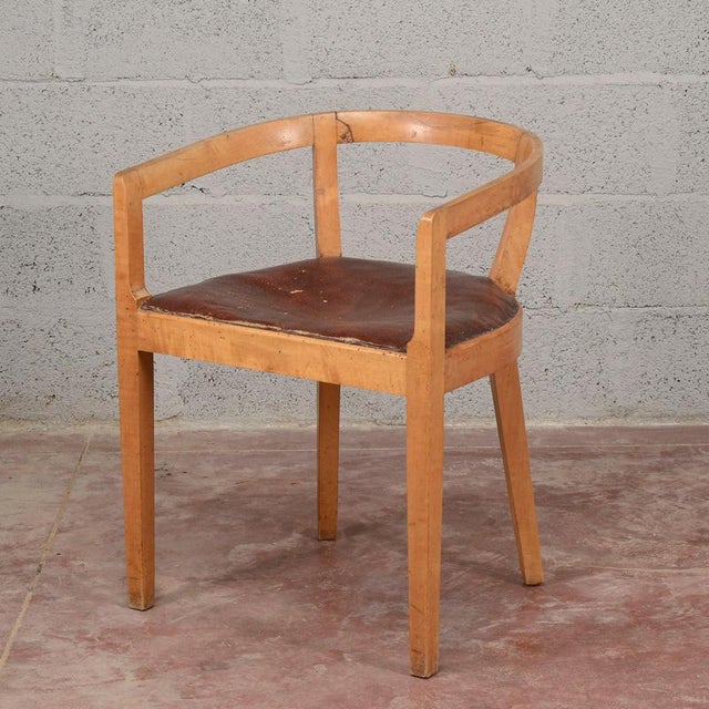 Art Deco Armchair with Deep Seat For Sale - Image 3 of 12