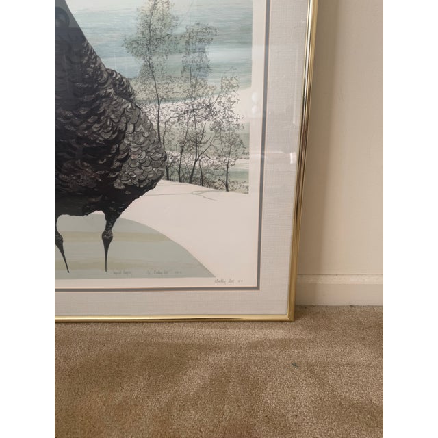 1980s “Imperial Majesty” 83/99 - Extremely Rare Silkscreen by P Buckley Moss For Sale - Image 5 of 7