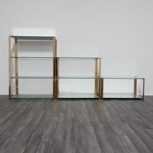 Hollywood Regency Hollywood Regency Display Cabinets and Shelves from Gallotti & Radice, 1970s, Set of 3 For Sale - Image 3 of 18