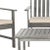 Wood Grace Outdoor Set in Grey Wash & Beige - 4 Pieces For Sale - Image 7 of 8