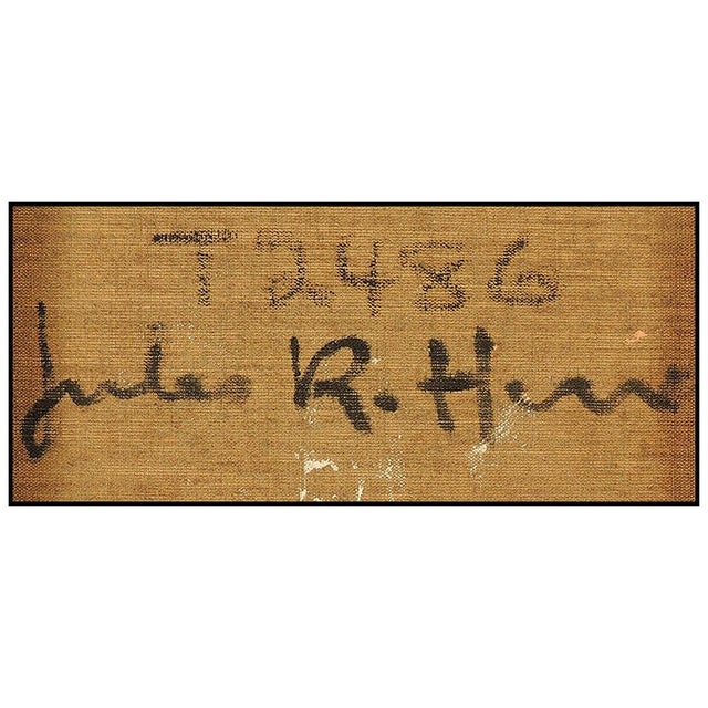 Mid 20th Century Mid 20th Century Winter Along the Seine, Jules René Hervé For Sale - Image 5 of 5