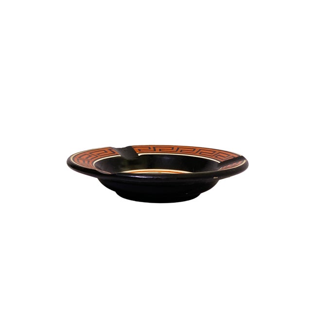 Mediterranean Greek Pottery Ashtray For Sale - Image 3 of 6
