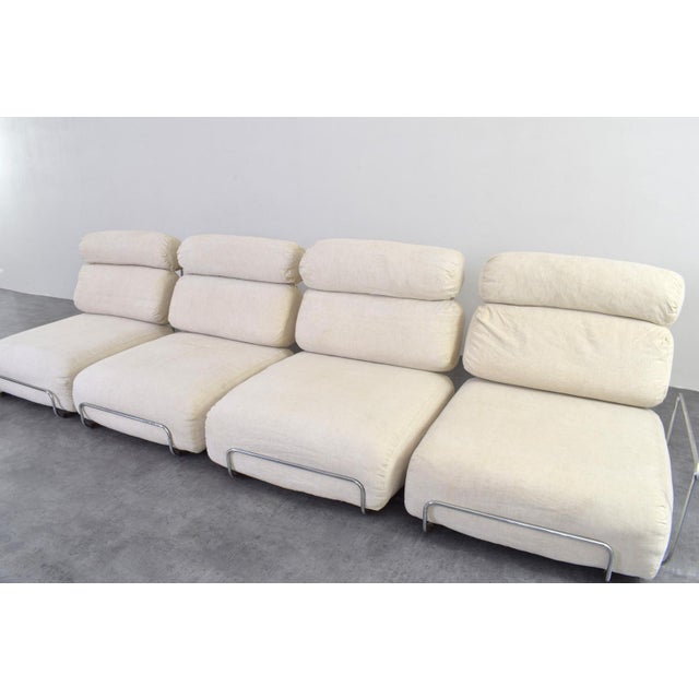1970s Mid-Century Modern Italian Six-Piece Modular Sofa, 1970s For Sale - Image 5 of 18