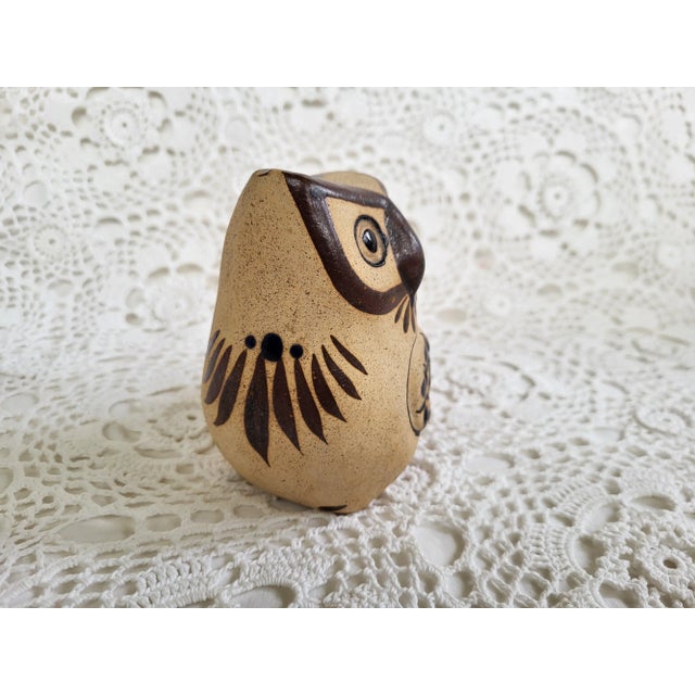 Mexican 1970s Ceramic Owl or Tecolote, Tonala’, Mexico For Sale - Image 3 of 7