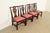 Stickley Stickley Georgian Carved Mahogany Dining Chairs, Set of Four For Sale - Image 4 of 13