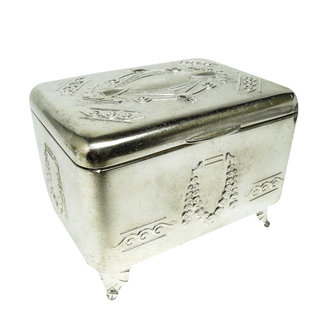 Art Nouveau Polish Sugar Bowl from Bracia Henneberg, 1890s For Sale