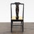 Custom Chinoiserie Black Lacquer Dining Chair For Sale - Image 4 of 9