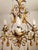 Floral Five-Light Gilded Ceiling Lamp with Crystals and Murano Glass Crystal Drops, 1960s For Sale - Image 10 of 18