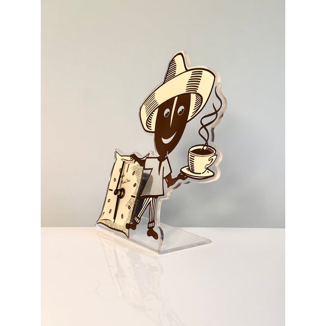 Cafés Mama Same Pop Art Advertising Table Clock / Table Display, Spain, 1990s For Sale - Image 3 of 17