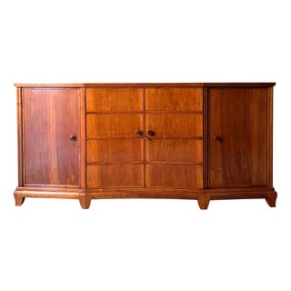 Art Deco Sideboard in Walnut, Italy, 1930s For Sale