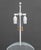 Modern Clear Acrylic and Chrome Table Lamps, Pair For Sale - Image 4 of 8