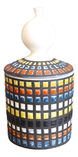 Vintage French Ceramic Potpourri Jar by Roger Capron for Jardins de Provence, 1970s