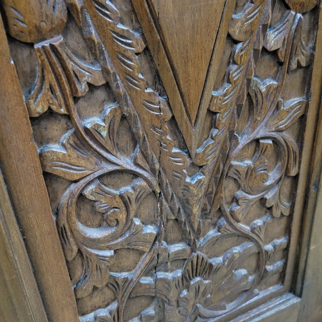 Early 20th Century Carved Walnut French Cupboard For Sale - Image 12 of 18