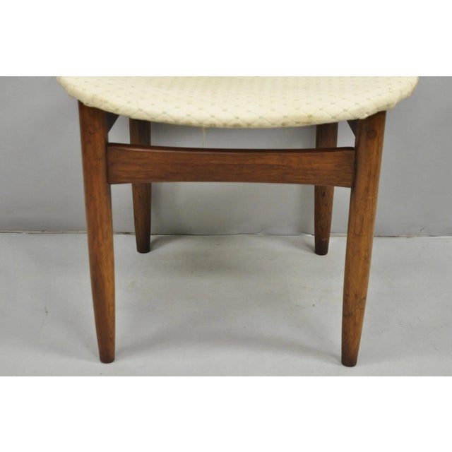 Vintage Lane Perception Mid Century Modern Walnut Dining Side Chair For Sale In Philadelphia - Image 6 of 12