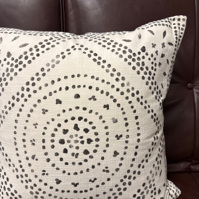 2020s Serena & Lily Camille Diamond Medallion Pillow For Sale - Image 5 of 12