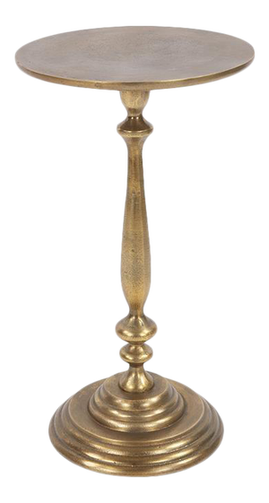 Candlestick Brass Martini Table from Kenneth Ludwig Chicago
