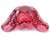 Murano Seguso Vetri d'Arte Cranberry Red Sommerso Bubbles Italian Art Deco Glass Vintage Cigar Ashtray Bowl For Sale - Image 9 of 9