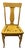 Antique Grand Rapids Farmhouse Side Chair by Heyman Co. - Distressed Goldenrod Yellow For Sale