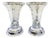 Pair of Reversible Glass Vases & Taper/Pillar Candleholders For Sale