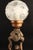 Metal VTG 1920's Art Deco Joan of Arc Table Lamp by La Belle W/ Glass Globe For Sale - Image 7 of 17